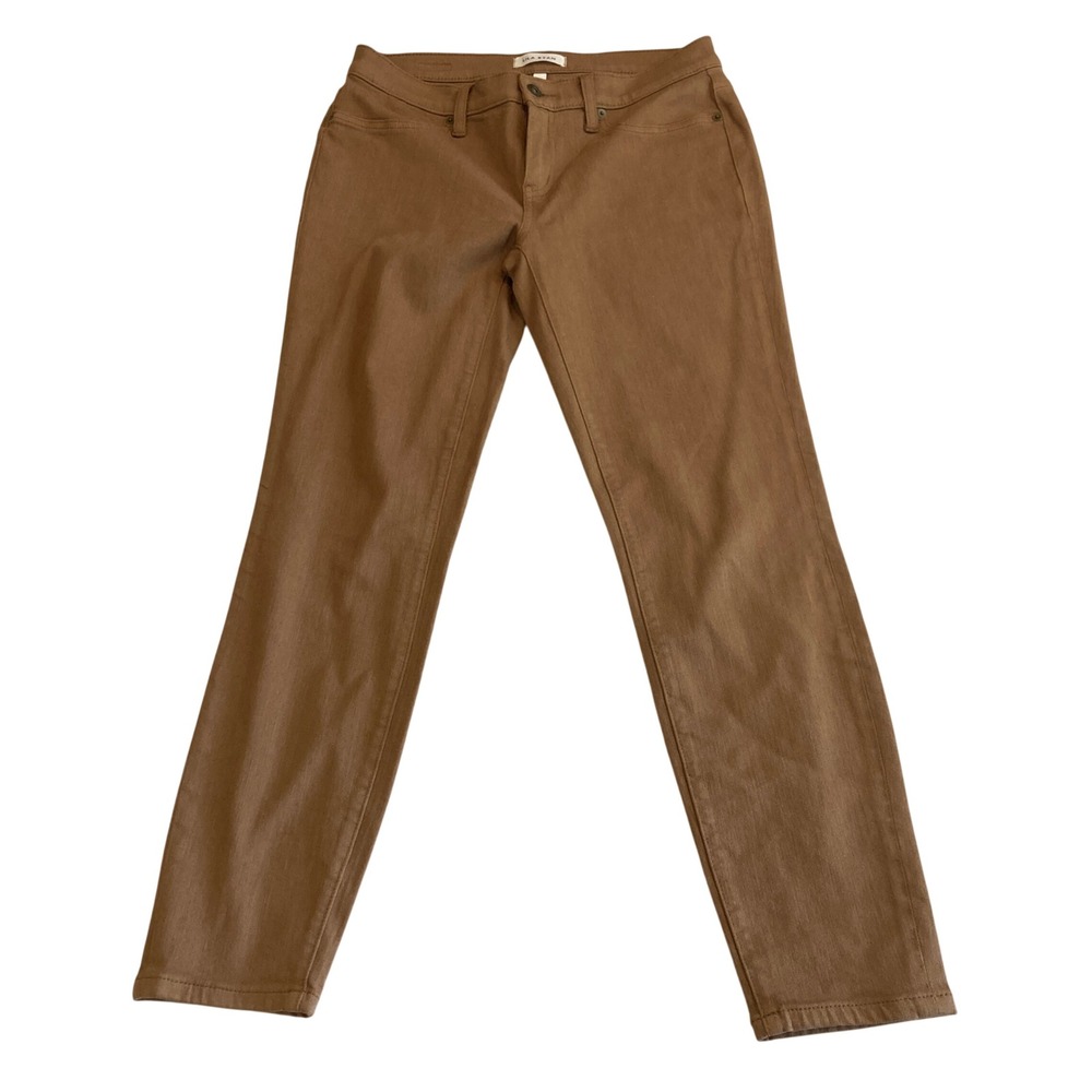 Lila Ryan Camel Jeans Women 28x26 Brown Skinny Style 164301 Cotton Blend Stretch
